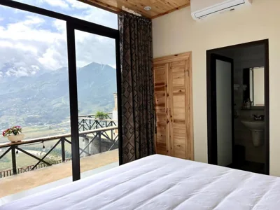 Kingsize-Zimmer mit Gartenblick — Arista Homestay